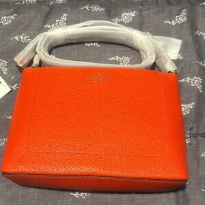 Kate Spade Vibrant Orange ish red color, Crossbody Bag